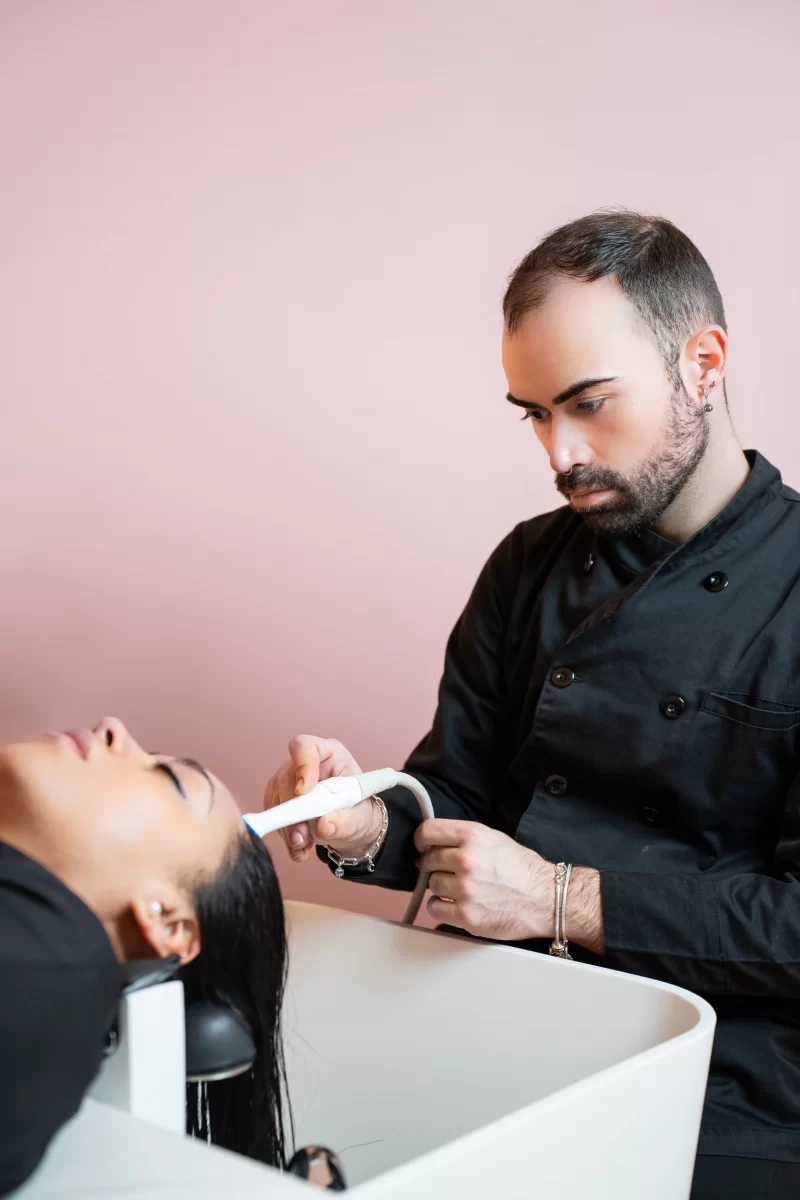 Lavacabezas tipo camilla en Dau estetica